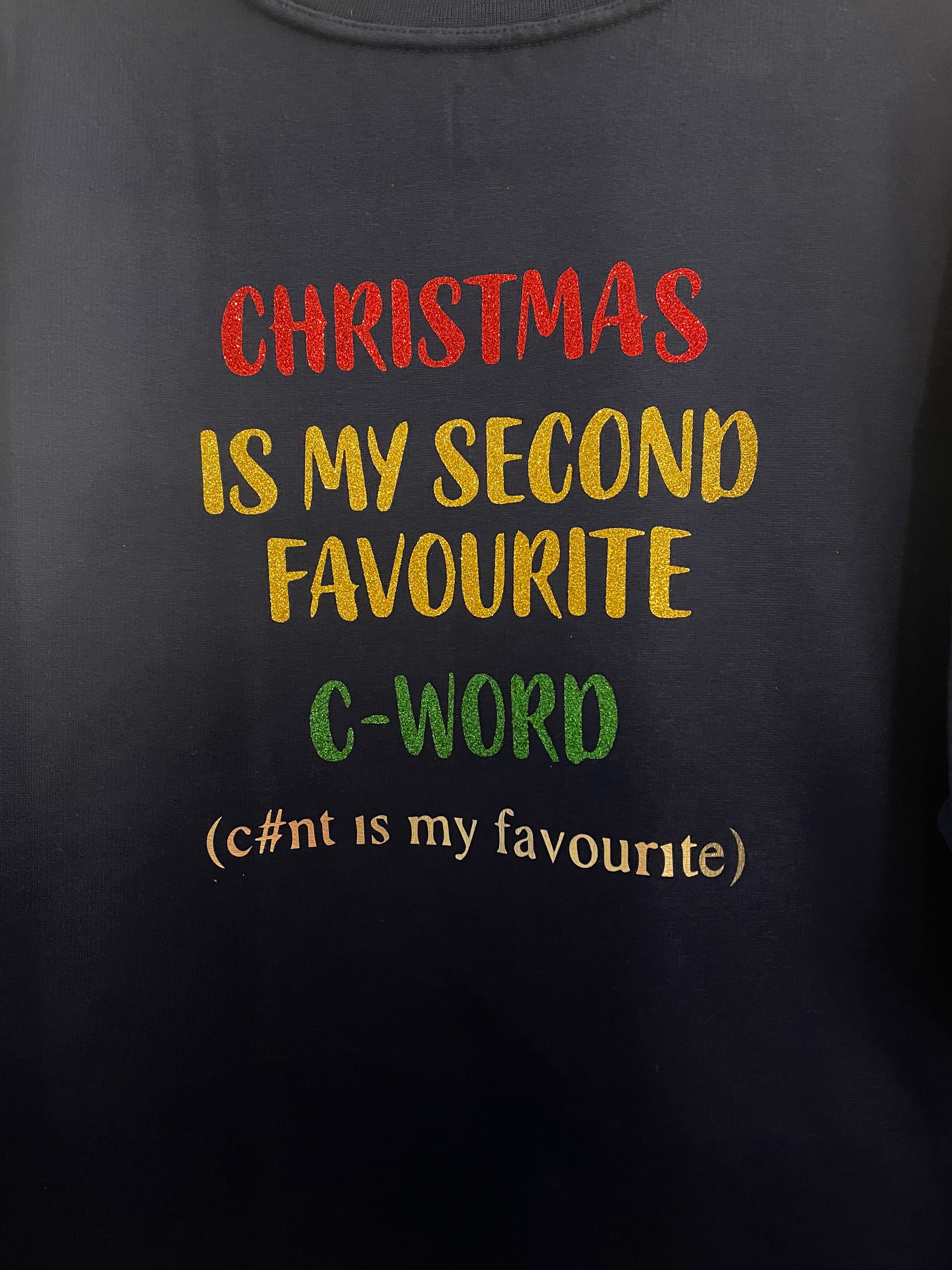Funny Christmas Jumper, C-Word unisex jumpers and hoodies