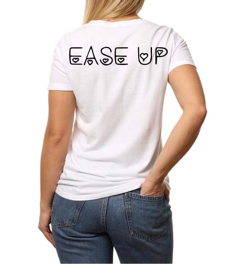 Proper Pompey Ease Up woman's white cotton t-shirt