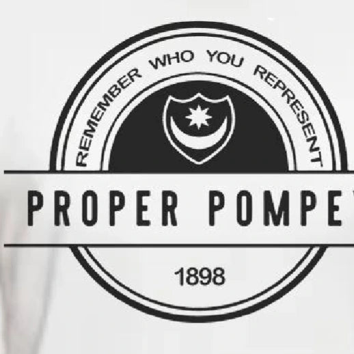 Proper Pompey Ease Up woman's white cotton t-shirt